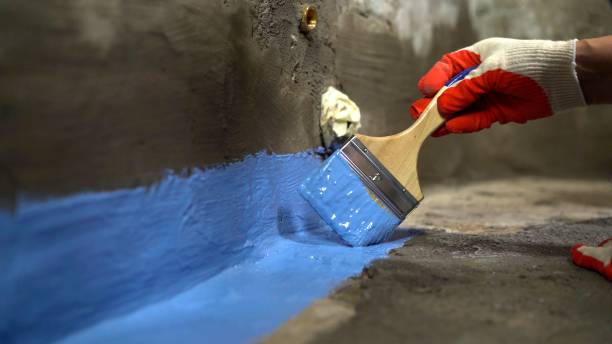 Commercial Interior Drainage System project at a Bourneville, OH business property by SJ Waterproofing Pros